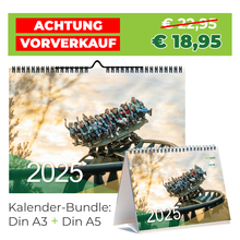 VORVERKAUF - BUNDLE: Parkscout Tisch- und Wandkalender 2025, Parkteam: Specials